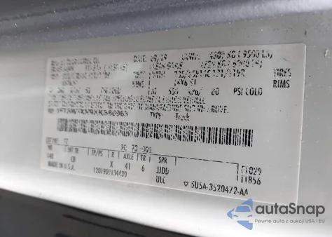 2019 Ford Transit-350 из США, поврежденный, VIN 1FTBW3XM9KKB66963